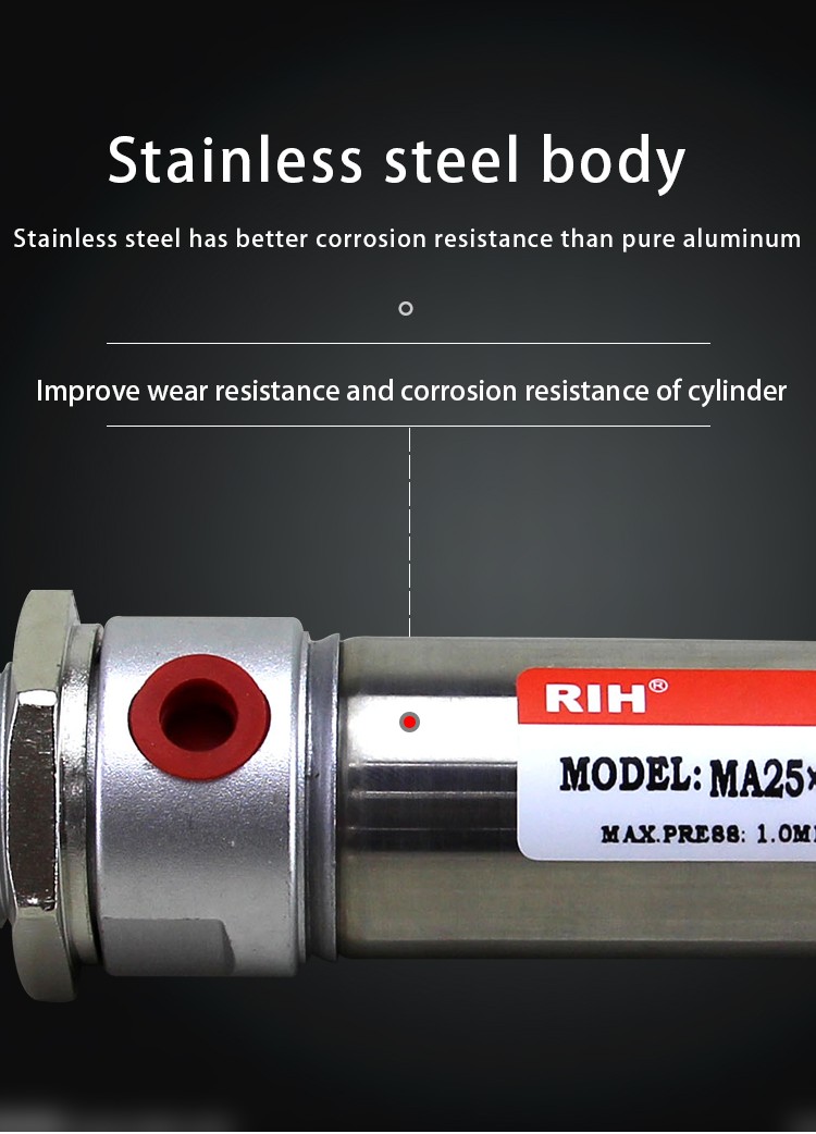 Stainless Steel Pneumatic Cylinder Manufacturer