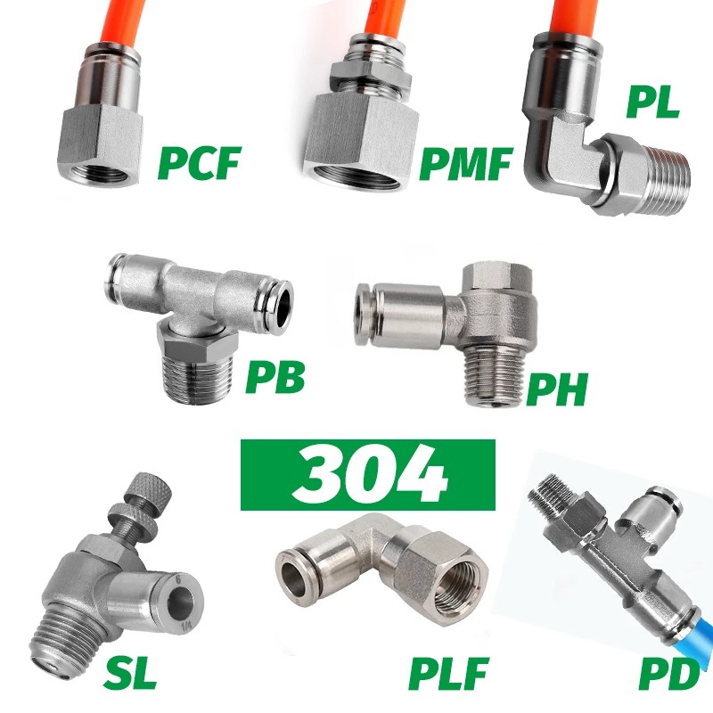 Pneumatic Push Connect Fittings
