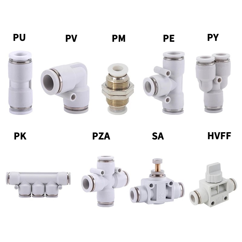 Pneumatic Push Connect Fittings