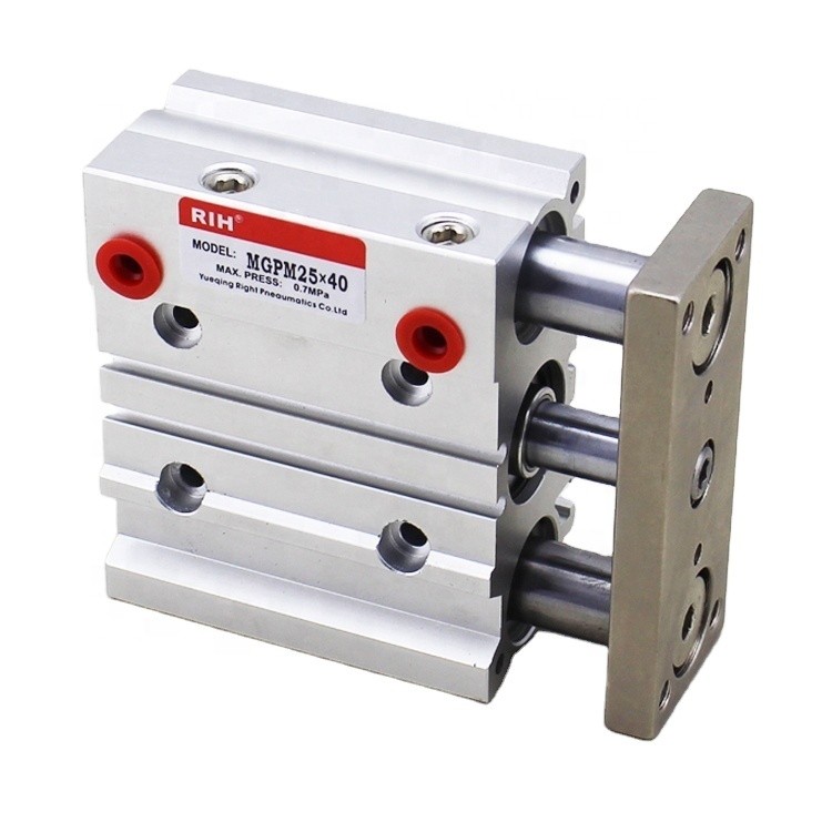 Top Pneumatic Cylinder Brands MGPM Series Compact Dual-guide Side Bearings Air Cylinder